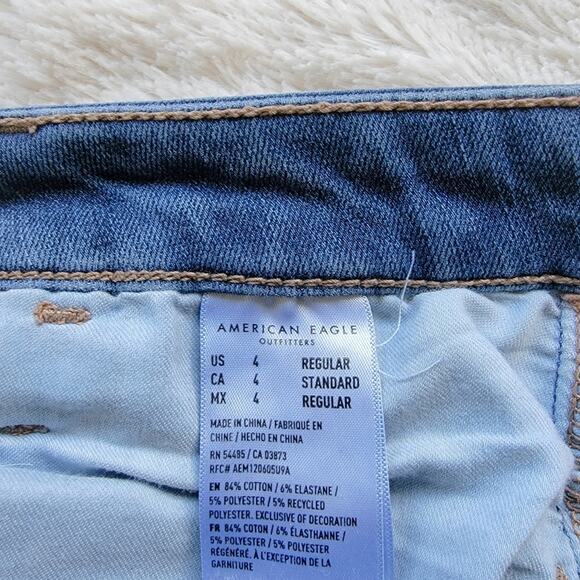 American Eagle Mid Rise Skinny Leg Jegging Jeans - Picture 5 of 5